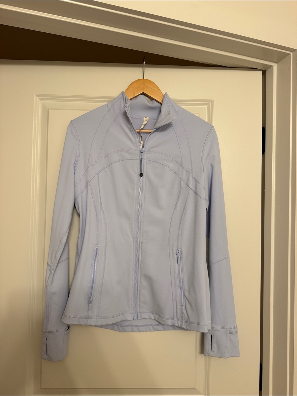 lululemon athletica Light Blue Full-Zip Utility Jacket